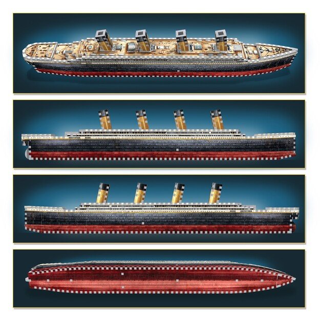 Wrebbit 3D Puzzles - Titanic (40970037)