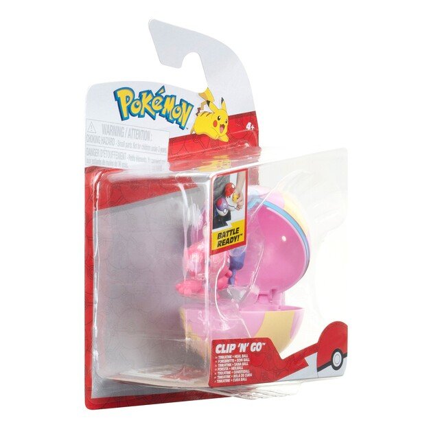 Pokemon - Clip N Go Tinkatink With Heal Ball (PKW3631)