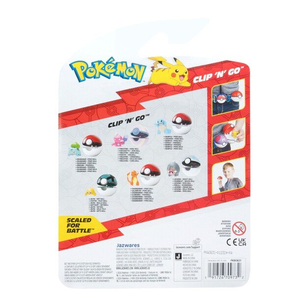 Pokemon - Clip N Go Tinkatink With Heal Ball (PKW3631)