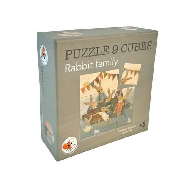 Egmont Toys - Puzzle Cubes Rabbit Family (570057)