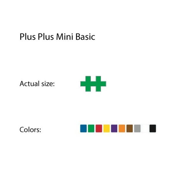 Plus-Plus - Mini Basic - 1200 pcs (3320)