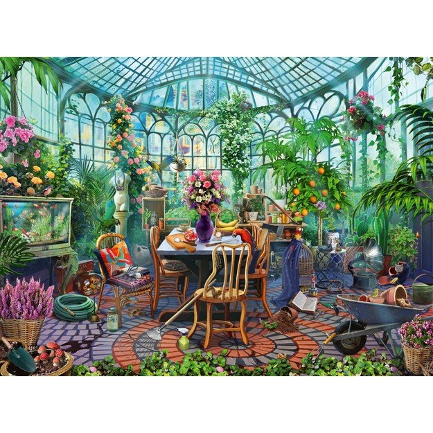 Ravensburger - Puzzle Greenhouse Mornings 500p (12000207)