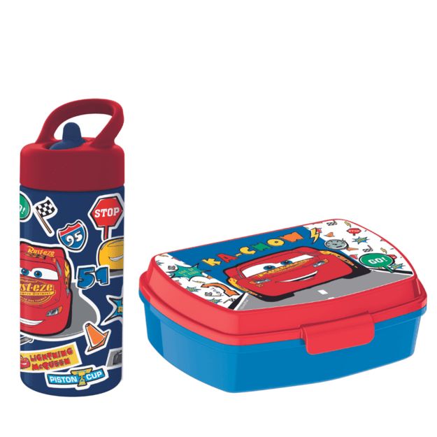 Stor - Lunch Box & Water Bottle - Cars