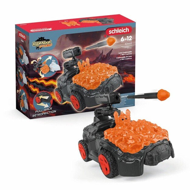 Schleich - Eldrador - Lava CrashMobile with Mini Creature (42668)