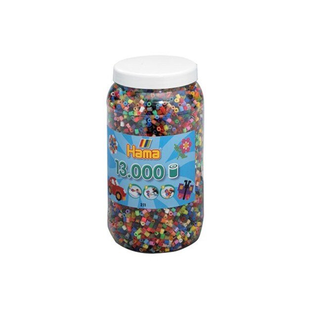 Hama - Midi Beads 13000 pcs Mix 68 - (381168)