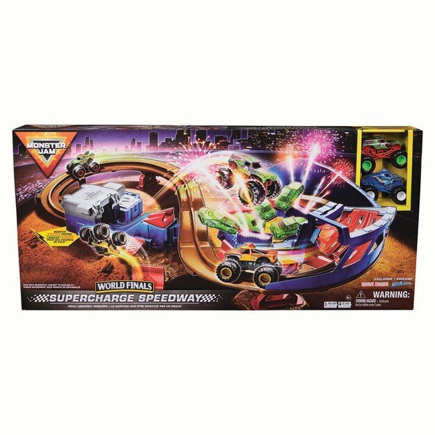 Monster Jam - 1:64 Super Charger Speedway Playset (6071089)