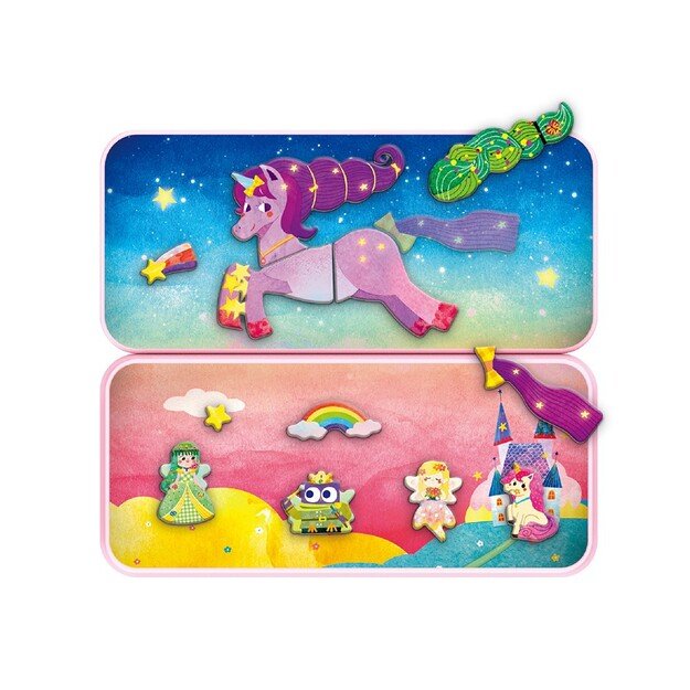 mierEdu - Magnetic Travel Box -  Unicorns - (ME0885)