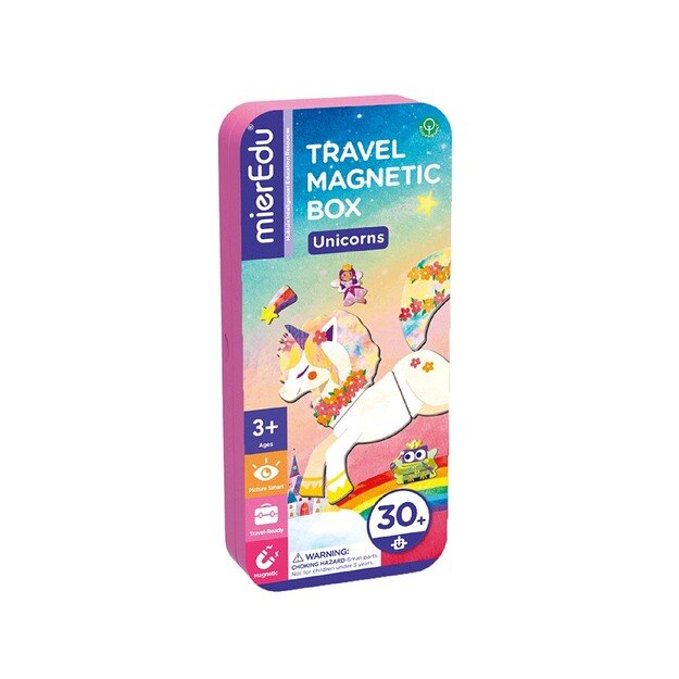 mierEdu - Magnetic Travel Box -  Unicorns - (ME0885)