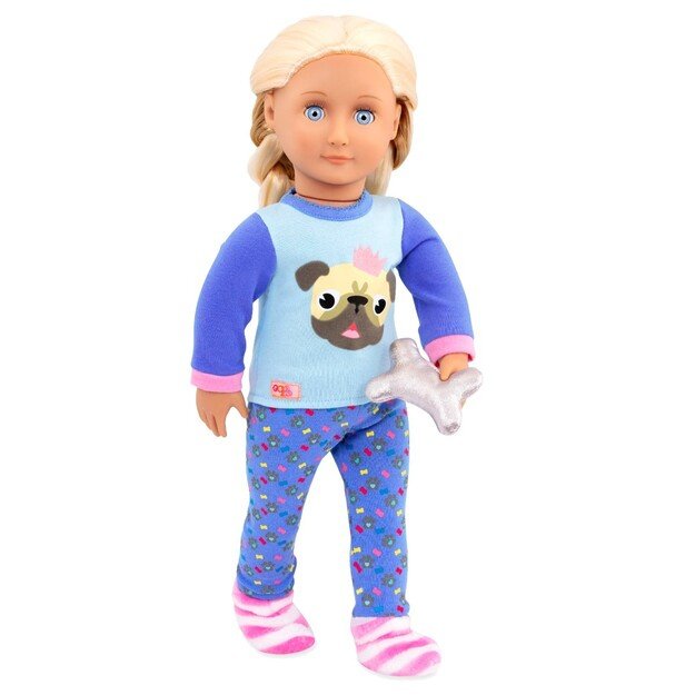 Our Generation - Doll clothes, Pyjamas w/ Bulldog (730390)