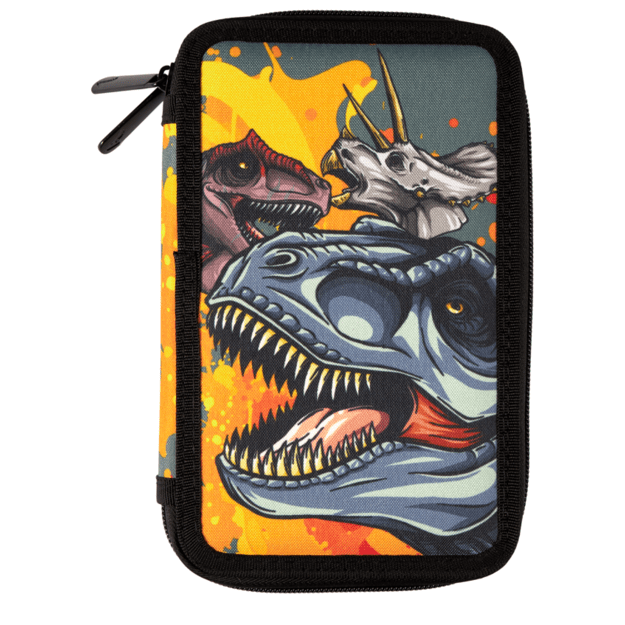 Kids Licensing - Double Pencil Case - Dino T-Rex - Valiant (090108516)