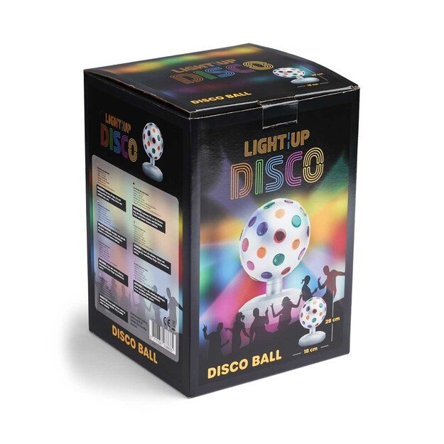 LIGHT - UP - Disco Ball Silver 28cm (MCDC002)