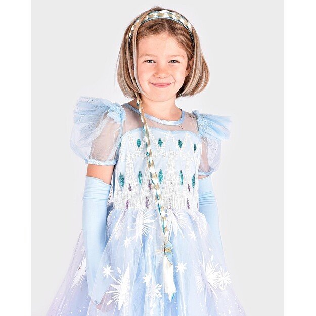 Den Goda Fen - Princess dress - Frozen Blue (98-104 cm) (F65010)