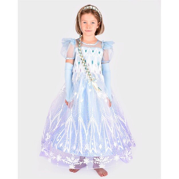 Den Goda Fen - Princess dress - Frozen Blue (98-104 cm) (F65010)