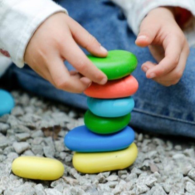 Haku Yoka - Shaped Crayons - Stone Stack Crayons (59CP233115) 1