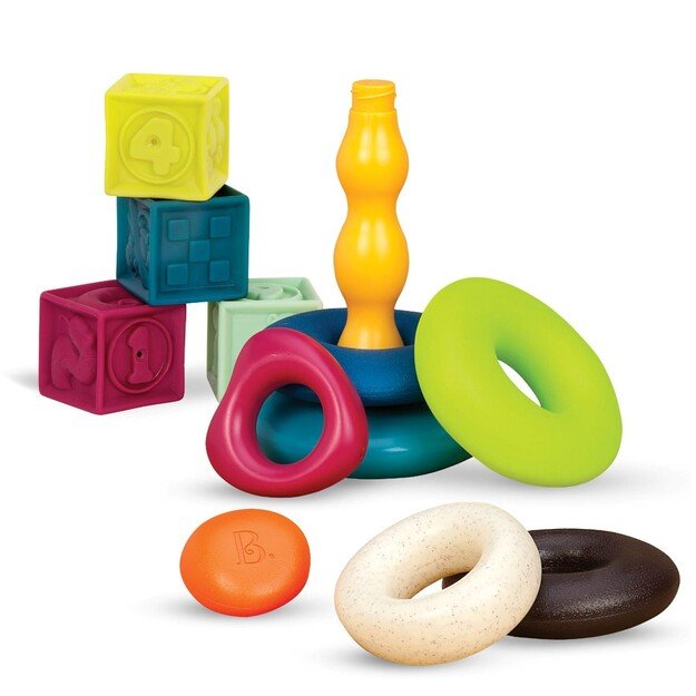 B Toys - One Two Squeeze & Skipping Stones Set - (701971)