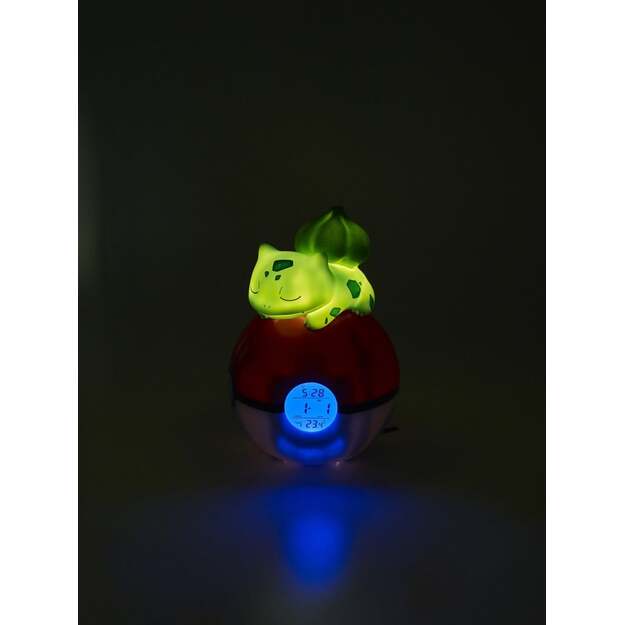 Pokémon Bulbasaur Light-Up FM Alarm Clock