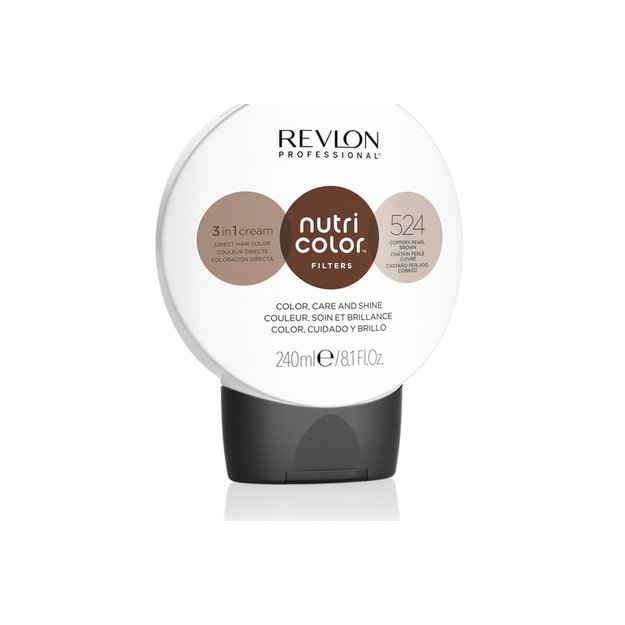 Revlon - Nutri Color Filters Toning 240 ml - 524 Coopery Pearl Brown