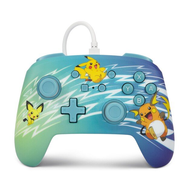 PowerA Enhanced Wired Controller - Nintendo Switch - Pikachu Evolution