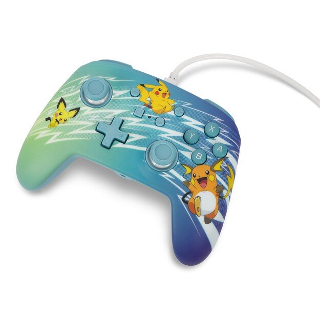 PowerA Enhanced Wired Controller - Nintendo Switch - Pikachu Evolution