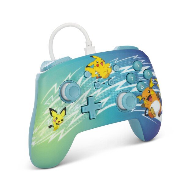 PowerA Enhanced Wired Controller - Nintendo Switch - Pikachu Evolution