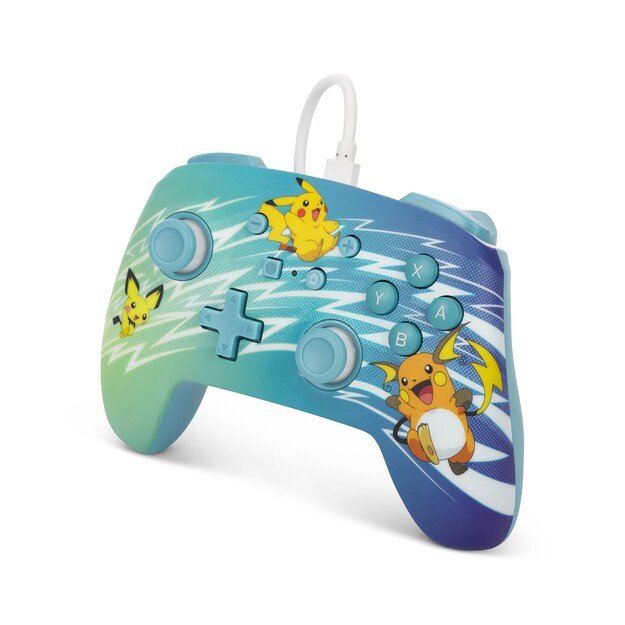 PowerA Enhanced Wired Controller - Nintendo Switch - Pikachu Evolution