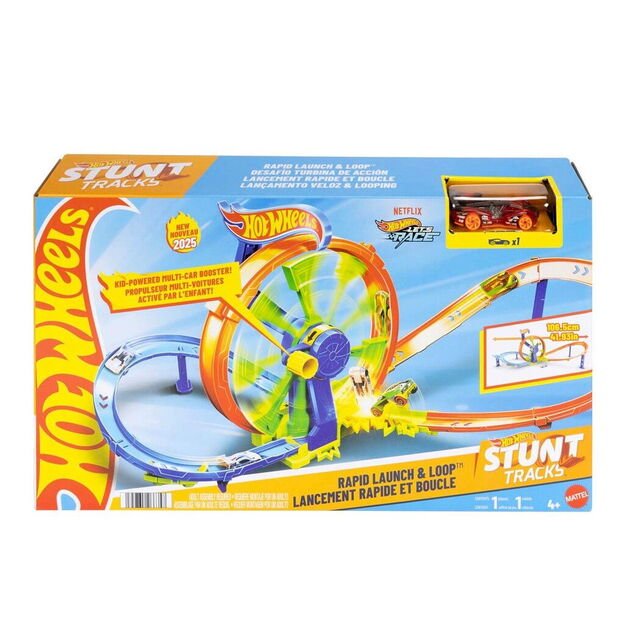 Hot Wheels - Stunt Tracks Rapid Launch & Loop - (965-2503)