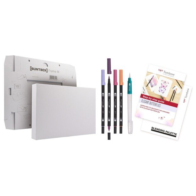 Tombow - Watercoloring Canvas set Butterflies