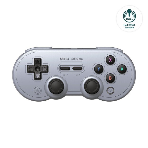 8BitDo SN30 Pro Gamepad HallEd/Gray