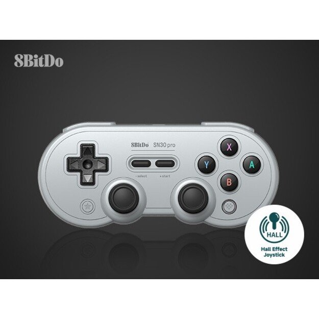 8BitDo SN30 Pro Gamepad HallEd/Gray