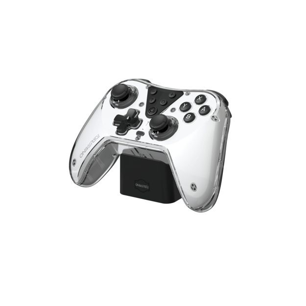 Nintendo Switch Oniverse Astralite Controller Wireless Smoked White inkl. Charging Station