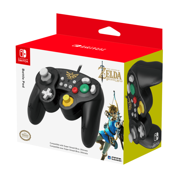 Hori Super Smash Bros Gamepad - Zelda