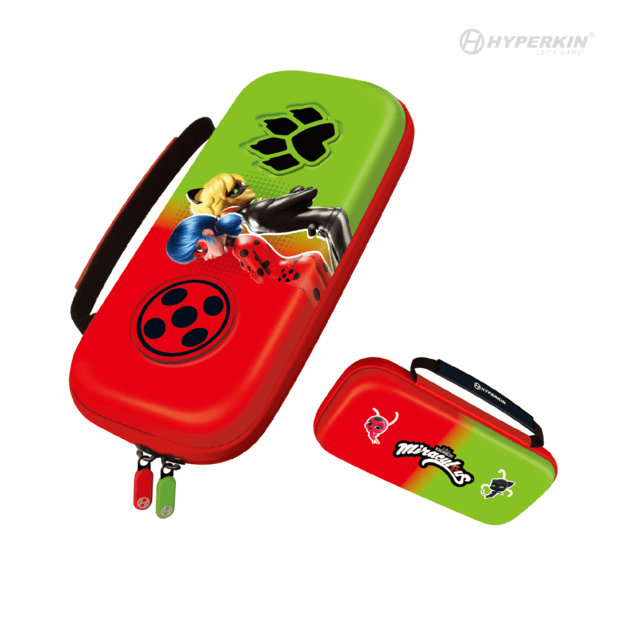 Hyperkin Official Miraculous Hard Carrying Case - Switch/Lite/Oled (Bug & Cat)