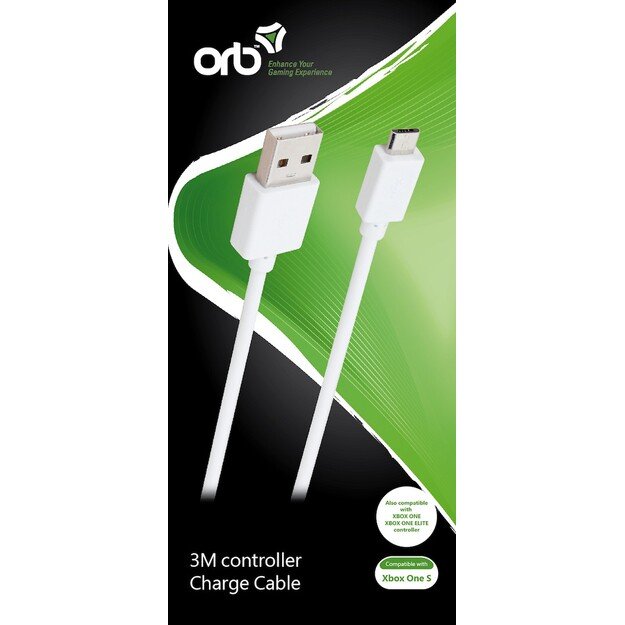 ORB controller charge cable (3m cable) - for Xbox One S