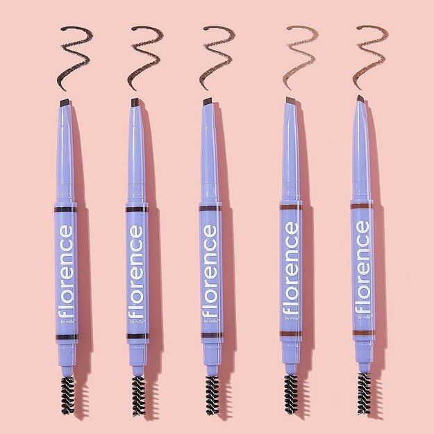 Florence by Mills - Tint N Tame Eyebrow Pencil With Spoolie Black brown