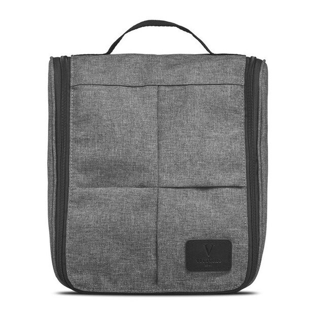 Vittorio - Hang-up Washbag in Grey