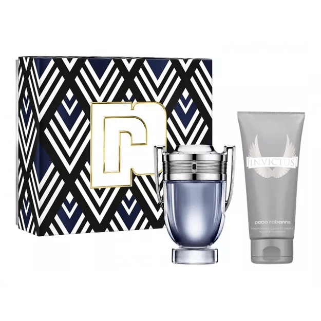 Paco Rabanne - Invictus EDT 100 ml + All Over Shampoo 100 ml - Giftset