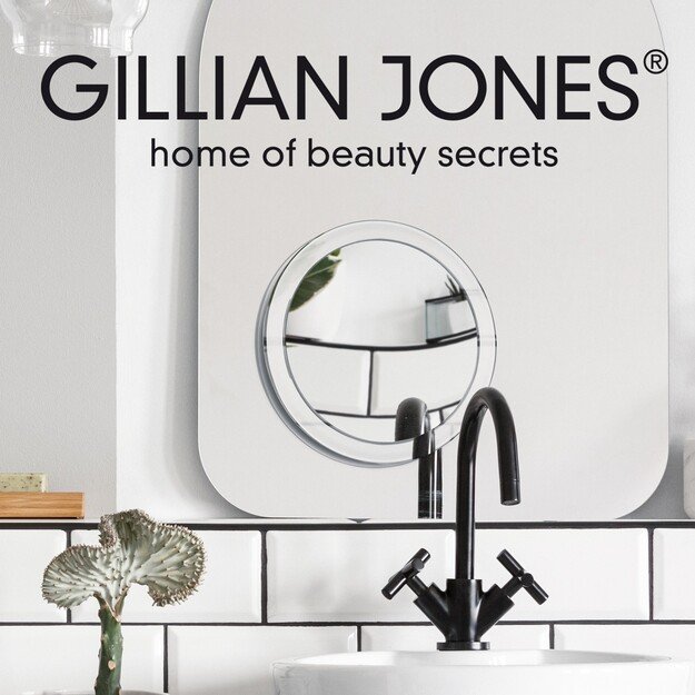 Gillian Jones - Round Mirror in Acrylic w. Suction disc and 15x Magnification