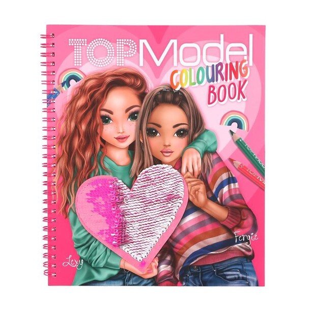 TOPModel Colouring Book With Reversible Sequins ( 0412977 )