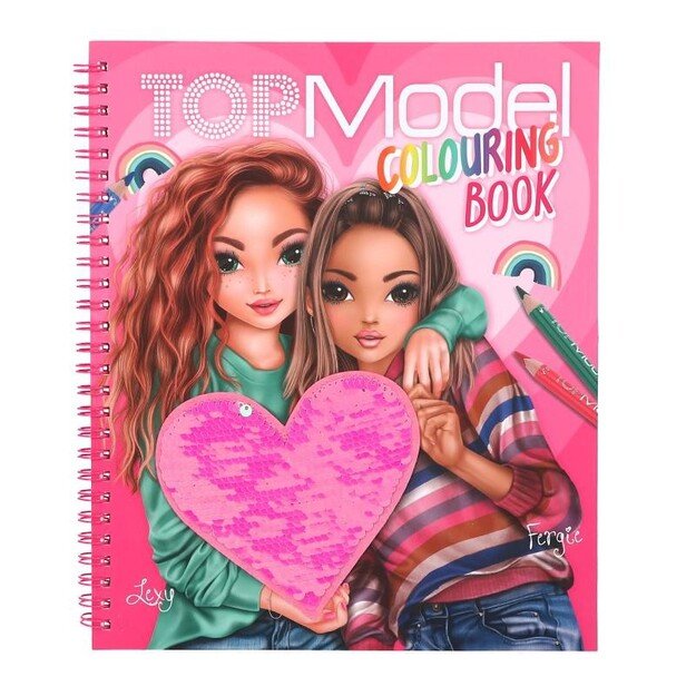 TOPModel Colouring Book With Reversible Sequins ( 0412977 )