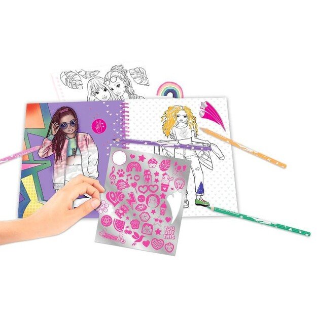 TOPModel Colouring Book With Reversible Sequins ( 0412977 )