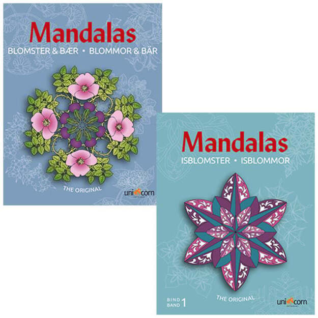 Mandalas - Twin Pack - Flowers and Berries & Iceflowers  (104939)