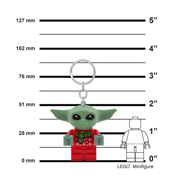 LEGO - Keychain w/LED Star Wars - Baby Yoda Ugly Sweater (4005036-KE208H)