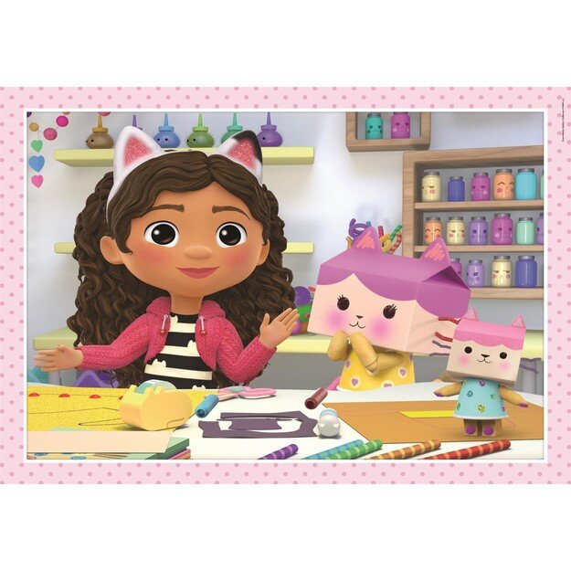 Clementoni - Gabby's Dollhouse - 4 in 1 Puzzle (21524)