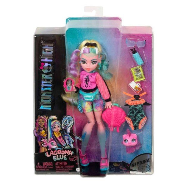 Monster High - Doll with Pet - Lagoona (HHK55)