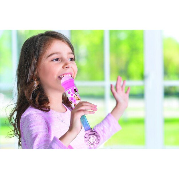 Lexibook - Barbie Trendy Lighting Microphone with speaker (MIC90BB)