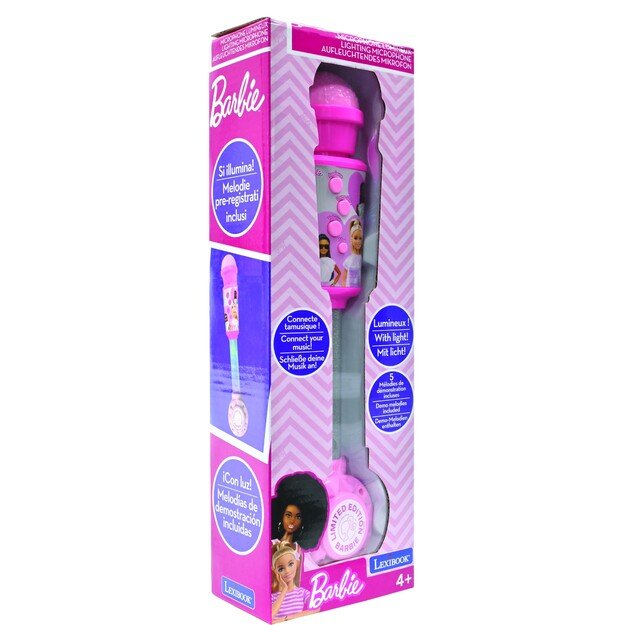 Lexibook - Barbie Trendy Lighting Microphone with speaker (MIC90BB)