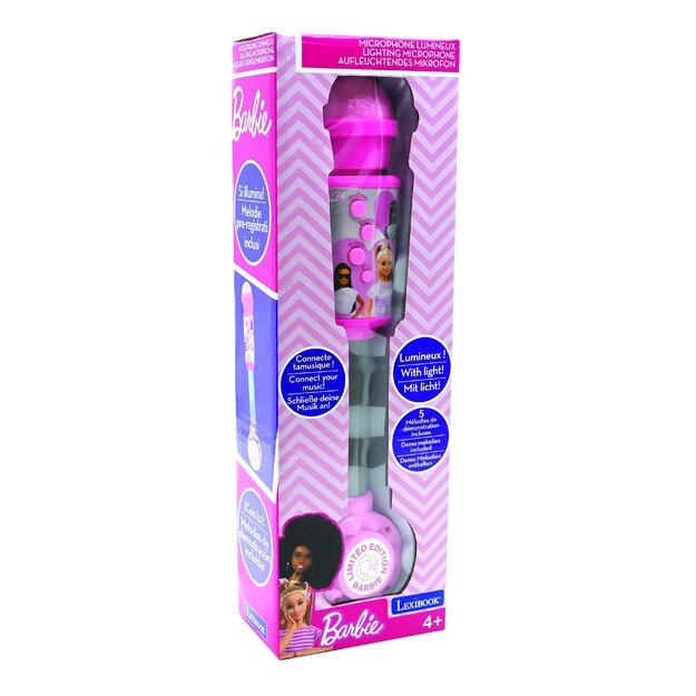 Lexibook - Barbie Trendy Lighting Microphone with speaker (MIC90BB)