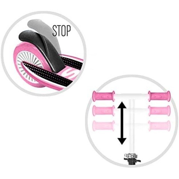 Skids Control - Foldable Scooter. PP deck - PINK ( 60224 )