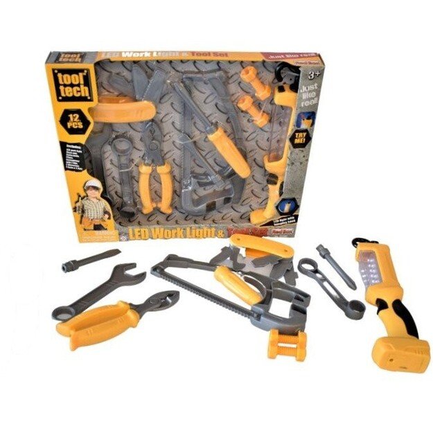 Tool Tech - Tool w. Led Lamp (12 parts) (25101)