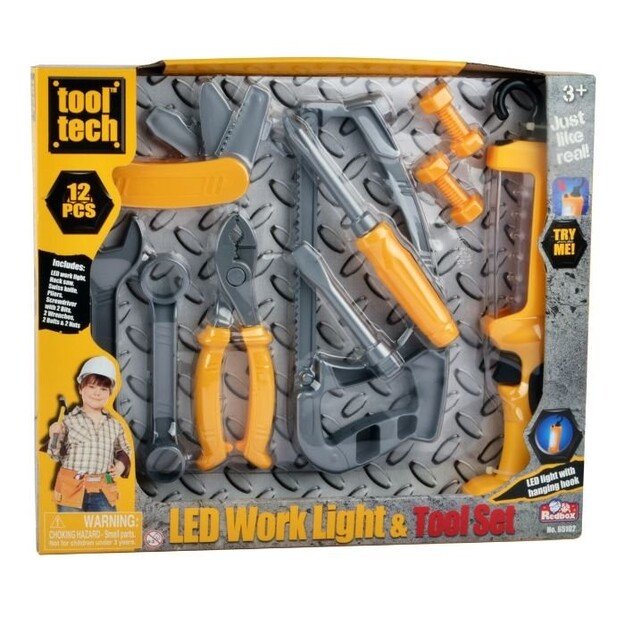 Tool Tech - Tool w. Led Lamp (12 parts) (25101)